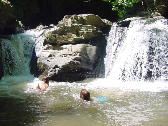 La Frayssinette watervallen en stroompjes