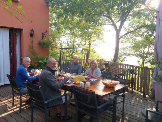 La Cazette ontbijt op het terras